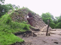 Beginn der Freilegung, Blick von Südwesten (Aufnahme 2002)